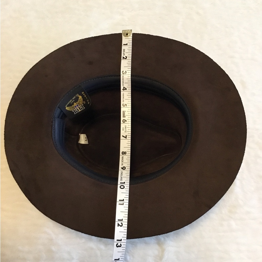 Henschel Co. Leather Brown Hat Sz.M - Picture 7 of 9